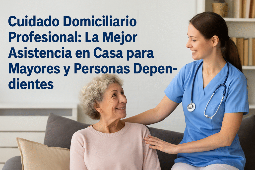 Cuidado Domiciliario Profesional: La Mejor Asistencia en Casa para Mayores y Personas Dependientes